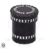 Runic Black Leather Dice Cup