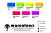 Warcolours Fluorescent Paint - Red F 2