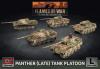 Panther (late 7.5cm) / Jagdpanther (8.8cm) Platoon (5x Plastic) 2