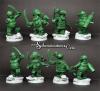 Zombie Pirates 4 miniatures set (4)