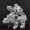 15mm Dwarf Lord on War Bear