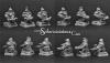 Dwarven Crossbowmen Kneeling 3 Miniatures (3)