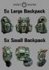 (10) Mixed Backpack Set (5x Large 5x Small) 2