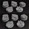 Roman 32mm round bases (5)