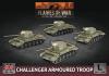 Challenger Armoured Troop (4x Plastic)