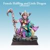 Female Halfling and Little Dragon 1