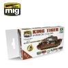 King Tiger Int Colours Acrylic Paint Set