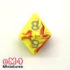 Toxic Ooze Dice Yellow/Red Bag of 10 D8