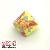 Toxic Ooze Dice Yellow/Red Bag of 10 D10 (0-9)