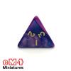 Toxic Acid Dice Purple/Blue Bag of 10 D4