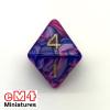 Toxic Acid Dice Purple/Blue Bag of 10 D8