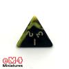 Oblivion Dice Opaque Black/YELLOW Bag of 10 D4