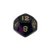 Oblivion Dice Opaque Black/PURPLE Bag of 10 D12