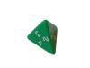 Opaque Dice GREEN Bag of 10 D4