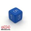 Opaque Dice BLUE Bag of 10 D6