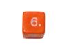 Opaque Dice ORANGE Bag of 10 D6