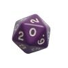 Opaque Dice PURPLE Bag of 10 D20 1-20