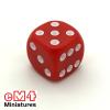 Spot Dice Opaque RED Bag of 100 12mm D6