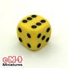 Spot Dice Opaque YELLOW Bag of 100 12mm D6