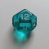 Gem Dice AQUAMARINE Bag of 10 D12