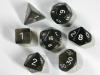 Gem Dice SMOKE Bag of 7 - 1 each type    POLY SET