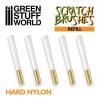 Scratch Brush Set Refill â€“ Hard nylon