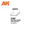 Strips 0.50 x 3.00 x 350mm - STYRENE STRIP 2