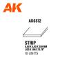 Strips 0.50 x 5.00 x 350mm - STYRENE STRIP 2