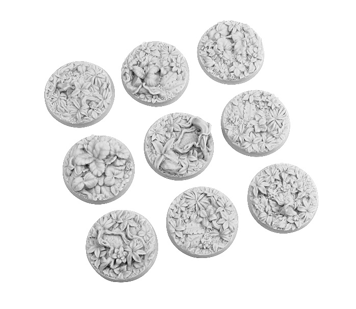Jungle Bases, Round 28mm (5)